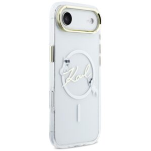 Dėklas Karl Lagerfeld IML Choupettes Karl Script Logo MagSafe Apple iPhone Air skaidrus - Image 4