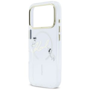 Dėklas Karl Lagerfeld IML Choupettes Karl Script Logo MagSafe Apple iPhone 17 Pro skaidrus - Image 6