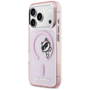 Dėklas Karl Lagerfeld IML Peekaboo MagSafe Apple iPhone 17 Pro Max rožinės spalvos - Image 2