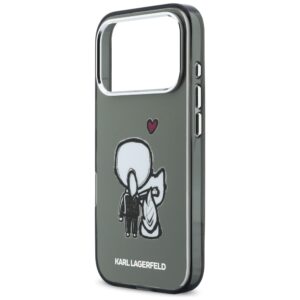 Dėklas Karl Lagerfeld Karl & Choupette Back MagSafe Apple iPhone 17 Pro Max juodos spalvos - Image 6