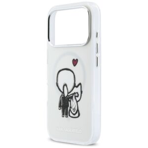 Dėklas Karl Lagerfeld Karl & Choupette Back MagSafe Apple iPhone 17 Pro skaidrus - Image 6