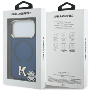 Dėklas Karl Lagerfeld IML K Head Logo MagSafe Apple iPhone 17 Pro blue - Image 8