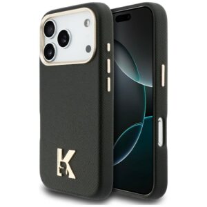Dėklas Karl Lagerfeld Karl Head Logo MagSafe Apple iPhone 17 Pro juodos spalvos