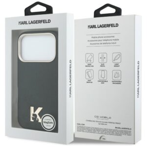 Dėklas Karl Lagerfeld Karl Head Logo MagSafe Apple iPhone 17 Pro juodos spalvos - Image 8