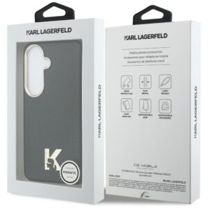Dėklas Karl Lagerfeld K Metal Logo MagSafe Samsung Galaxy S26 juodos spalvos - Image 8