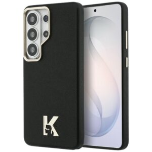 Dėklas Karl Lagerfeld K Metal Logo MagSafe Samsung Galaxy S26 Ultra juodos spalvos