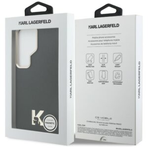 Dėklas Karl Lagerfeld K Metal Logo MagSafe Samsung Galaxy S26 Ultra juodos spalvos - Image 8