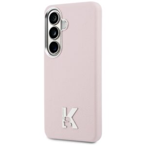 Dėklas Karl Lagerfeld K Metal Logo MagSafe Samsung Galaxy S26 rožinės spalvos - Image 2