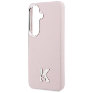 Dėklas Karl Lagerfeld K Metal Logo MagSafe Samsung Galaxy S26 rožinės spalvos - Image 6