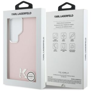 Dėklas Karl Lagerfeld K Metal Logo MagSafe Samsung Galaxy S26 Ultra rožinės spalvos - Image 8
