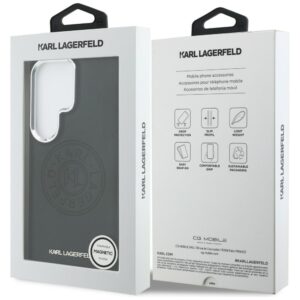 Dėklas Karl Lagerfeld Perforated KL MagSafe Samsung Galaxy S26 Ultra juodos spalvos - Image 8