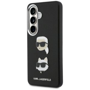 Dėklas Karl Lagerfeld Saffiano Double Heads Metal Samsung Galaxy S26 juodos spalvos - Image 2