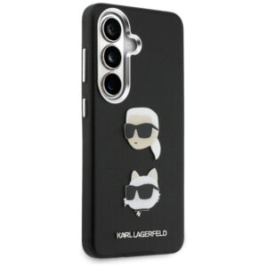 Dėklas Karl Lagerfeld Saffiano Double Heads Metal Samsung Galaxy S26 juodos spalvos - Image 4