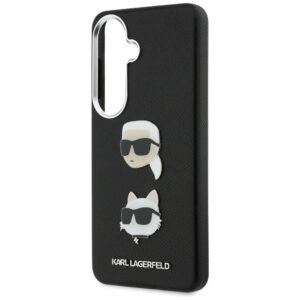 Dėklas Karl Lagerfeld Saffiano Double Heads Metal Samsung Galaxy S26 juodos spalvos - Image 6