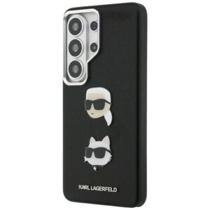 Dėklas Karl Lagerfeld Saffiano Double Heads Metal Samsung Galaxy S26 Ultra juodos spalvos - Image 2