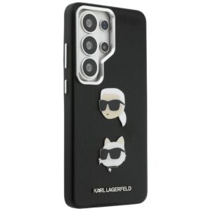 Dėklas Karl Lagerfeld Saffiano Double Heads Metal Samsung Galaxy S26 Ultra juodos spalvos - Image 4
