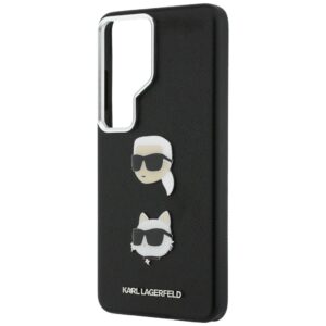 Dėklas Karl Lagerfeld Saffiano Double Heads Metal Samsung Galaxy S26 Ultra juodos spalvos - Image 6