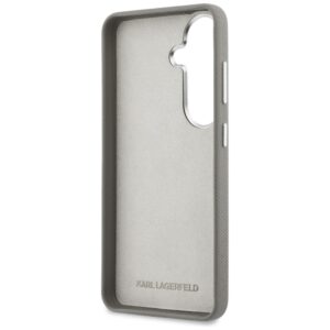 Dėklas Karl Lagerfeld Saffiano Double Heads Metal Samsung Galaxy S26 silver - Image 7