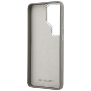 Dėklas Karl Lagerfeld Saffiano Double Heads Metal Samsung Galaxy S26 Ultra silver - Image 7