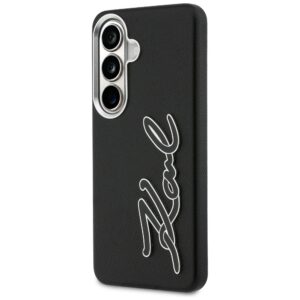 Dėklas Karl Lagerfeld Grained Signature Metal Resin Logo Samsung Galaxy S26 juodos spalvos - Image 2
