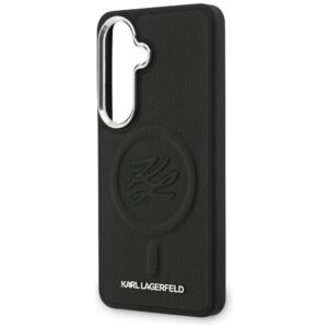 Dėklas Karl Lagerfeld Embossed Ring Initials MagSafe Samsung Galaxy S26 juodos spalvos - Image 6