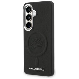 Dėklas Karl Lagerfeld Embossed Ring Initials MagSafe Samsung Galaxy S26 Plus juodos spalvos - Image 2