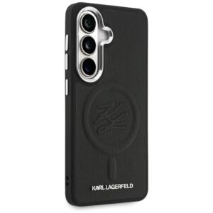 Dėklas Karl Lagerfeld Embossed Ring Initials MagSafe Samsung Galaxy S26 Plus juodos spalvos - Image 4