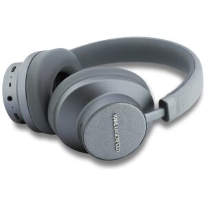 Ausinės Karl Lagerfeld Saffiano Elongated Bluetooth ANC pilkos spalvos - Image 2