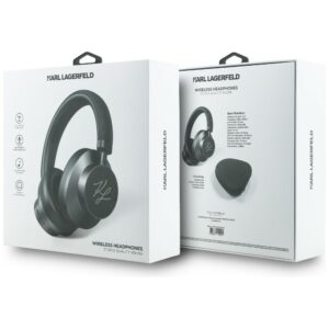 Ausinės Karl Lagerfeld Grained Initials Bluetooth ANC juodos spalvos - Image 7
