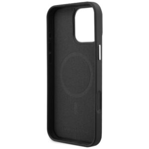 Dėklas Karl Lagerfeld Initial & Metal Logo MagSafe Apple iPhone 16 Pro Max juodos spalvos - Image 7