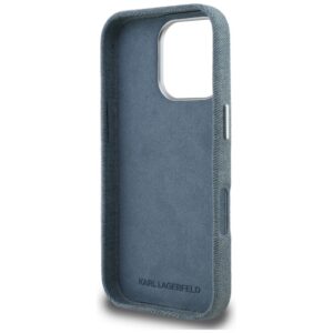 Dėklas Karl Lagerfeld FW Jeans Signature Logo Apple iPhone 16 Pro Max blue - Image 7