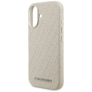 Karl Lagerfeld FW Stamped Karl MagSafe dėklas Apple iPhone 16 beige - Image 6