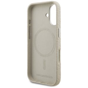 Karl Lagerfeld FW Stamped Karl MagSafe dėklas Apple iPhone 16 beige - Image 7