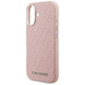 Karl Lagerfeld FW Stamped Karl MagSafe dėklas Apple iPhone 16 rožinės spalvos - Image 6