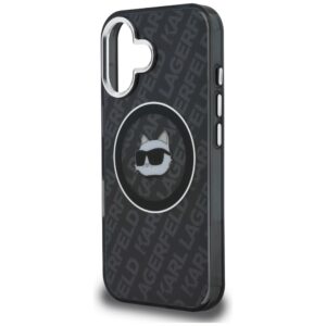Dėklas Karl Lagerfeld IML Choupette Head Logo MagSafe Apple iPhone 16 juodos spalvos - Image 6