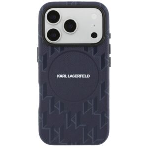 Dėklas Karl Lagerfeld Monogram logo MagSafe Apple iPhone 17 Pro blue - Image 3