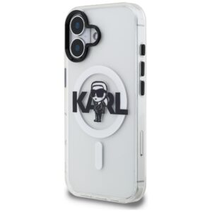 Karl Lagerfeld IML Karl Sketch Logo MagSafe dėklas Apple iPhone 16 skaidrus - Image 2
