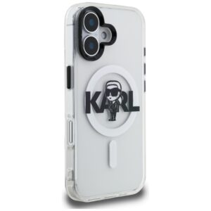 Karl Lagerfeld IML Karl Sketch Logo MagSafe dėklas Apple iPhone 16 skaidrus - Image 4