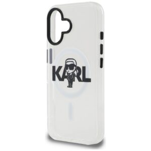 Karl Lagerfeld IML Karl Sketch Logo MagSafe dėklas Apple iPhone 16 skaidrus - Image 6
