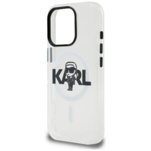 Karl Lagerfeld IML Karl Sketch Logo MagSafe dėklas Apple iPhone 16 Pro Max skaidrus - Image 6