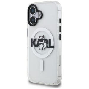 Dėklas Karl Lagerfeld IML Choupette Sketch Logo MagSafe Apple iPhone 16 skaidrus - Image 2