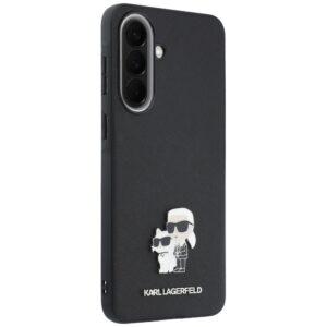 Dėklas Karl Lagerfeld Saffiano w/ Karl&Choupette Metal Logo Samsung Galaxy A57 5G juodos spalvos - Image 4