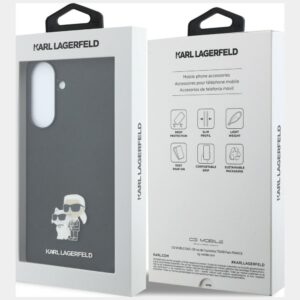 Dėklas Karl Lagerfeld Saffiano w/ Karl&Choupette Metal Logo Samsung Galaxy A57 5G juodos spalvos - Image 8