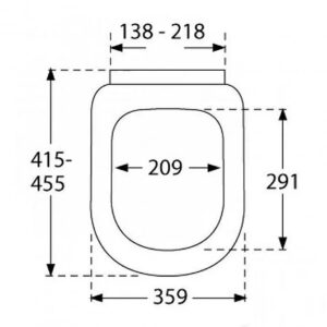 Klozeto dangtis soft close Villeroy 9955C101 - Image 3