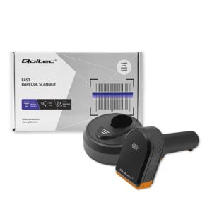 Qoltec 50878 Belaidis brūkšninių kodų ir QR kodų skaitytuvas | 1D 2D | 2.4G | + įkrovimo stotelė - Image 2