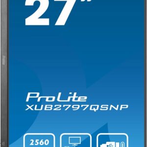 iiyama ProLite XUB2797QSNP-B1 kompiuterio monitorius 68,6 cm (27") 2560 x 1440 pikseliai Quad HD LED Juoda - Image 3