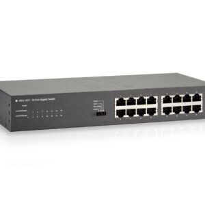 LevelOne GEU-1621 tinklo komutatorius Gigabit Ethernet (10/100/1000) Pilka - Image 1