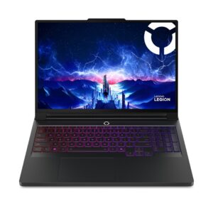 Lenovo Legion Pro 7 16IAX10H Intel Core Ultra 9 275HX Knyginis kompiuteris 40,6 cm (16") WQXGA 64 GB DDR5-SDRAM 1 TB SSD NVIDIA GeForce RTX 5090 Wi-Fi 7 (802.11be) Juoda