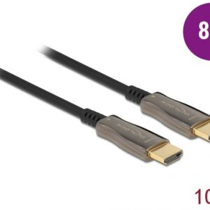 DeLOCK 84034 HDMI kabelis 10 m HDMI A tipo (standartinis) Juoda - Image 1