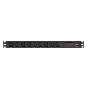 LogiLink PDU8P01 maitinimo paskirstymo įrenginys 8 AC išvestis(ys / čių) 1U Juoda